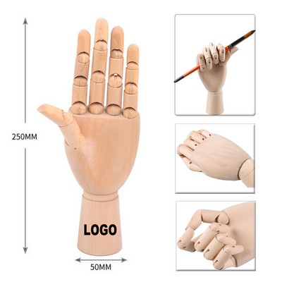 10-inch Wooden Hand Model