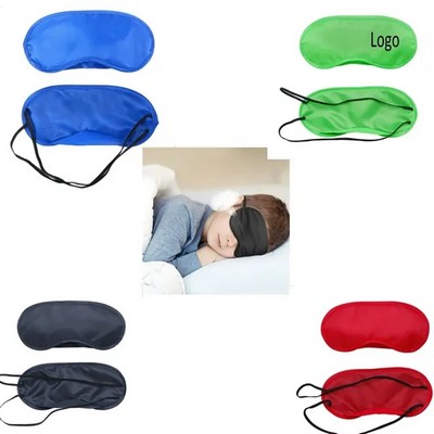 Lightweight Blindfold Eye Sleep Mask With Nose Pad and Elast