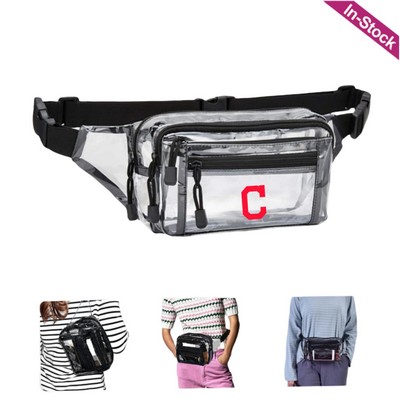 Stadium Approved Clear Fanny Pack Waterproof Chest Bag