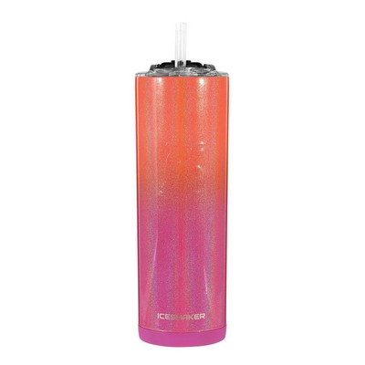 Ice Shaker Skinny Tumbler - Summer Escape - 20oz