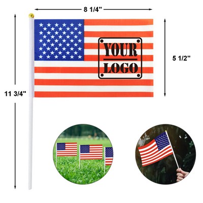 Handheld Small American Flags