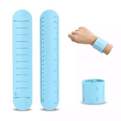 Silicone Ruler Slap Bracelet