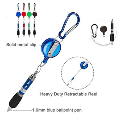 Retractable Pull Pen Clip Pen