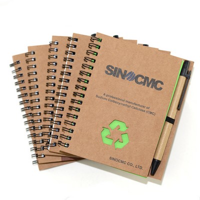 Eco-Friendly Kraft Notebook Agenda Planner