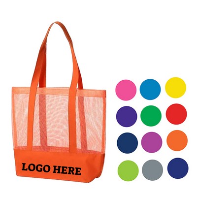 Beach Mesh Tote Bag