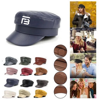 Newsboy PU Cabbie Hat