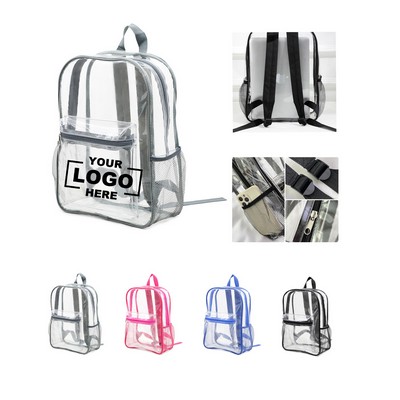 Stadium Approved Heavy Duty Clear Backpack