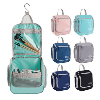 Travel Toiletry Bag with Hanging Hook