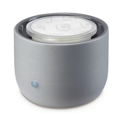 Serene House Sprout Grey Ceramic No-Spill Wax Melt Warmer, Gray