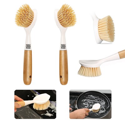 Bamboo Handle Kitchen Dish Brush