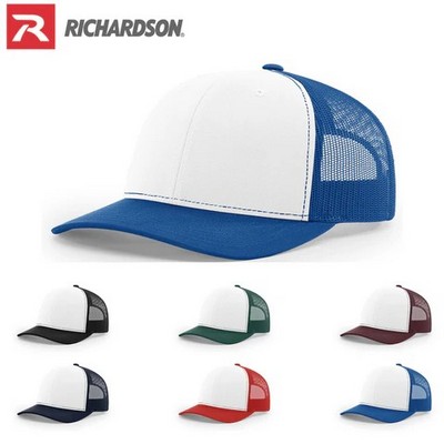 Richardson® Alternate Colors White Front Trucker Cap