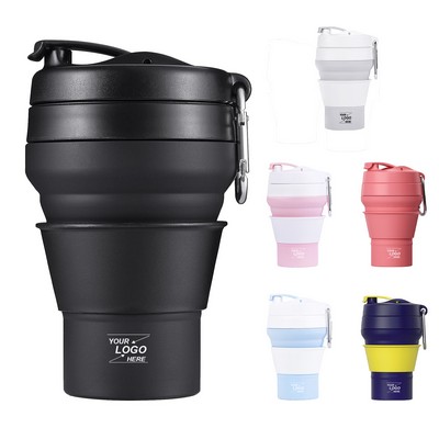 Foldable Silicone Travel Straw Cup