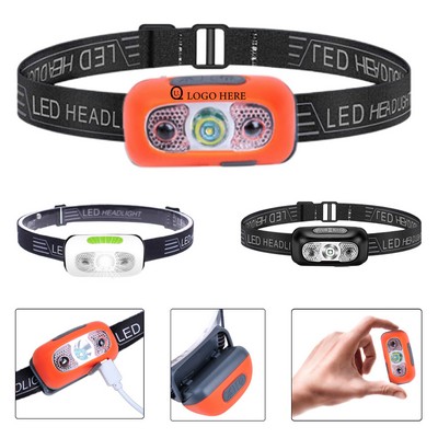 Smart Sensor Flashlight Headlamp