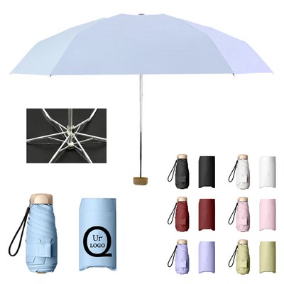 20-Inch 5-Fold Portable Folding Umbrella