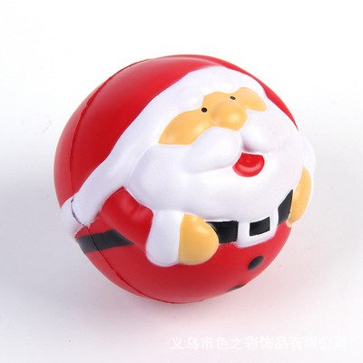 Slow-Rebound Santa Claus Ball Stress Ball