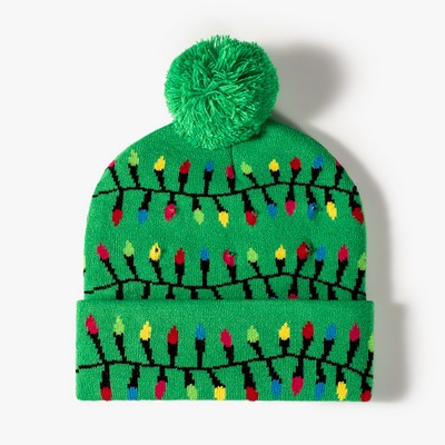 LED Christmas Knit Beanie