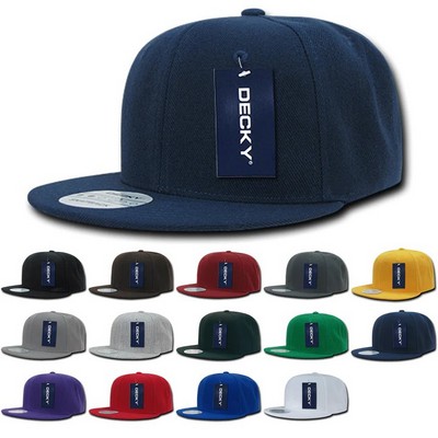 Decky Blank Six Panel High Profile Structured Two Tone Snapback Cap