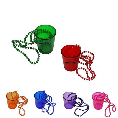 Plastic Shot Cup Necklace