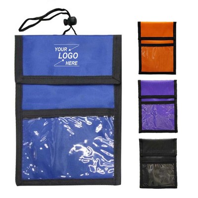 RFID Blocking Travel Neck Wallet and Passport Holder