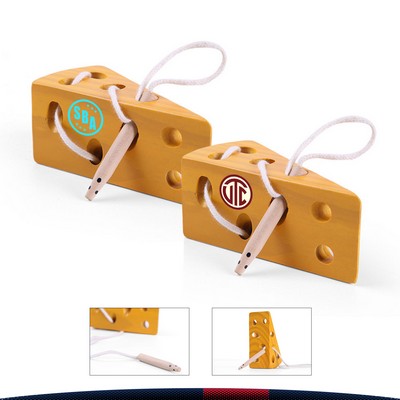 Lincya Wooden Cheese Threading Toy