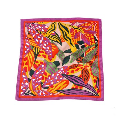 Custom Full Color Silk Square Bandana