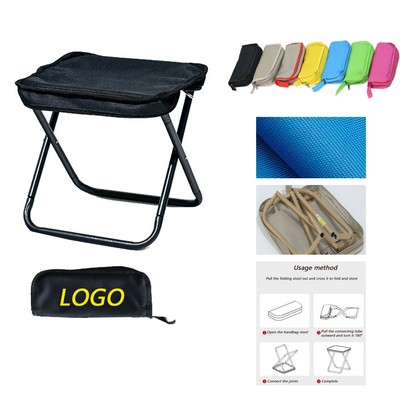 Outdoor Mini Portable Folding Stool Camping Chair