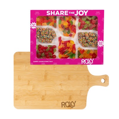 Gummy Charcuterie Tray with Bamboo Board