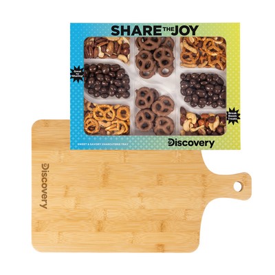 Sweet and Savory Charcuterie Tray with Bamboo Board