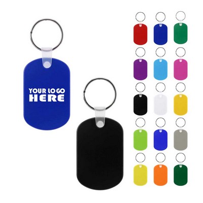 Oval Soft PVC Keychain