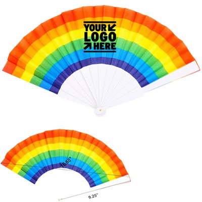 Colorful Rainbow Fan