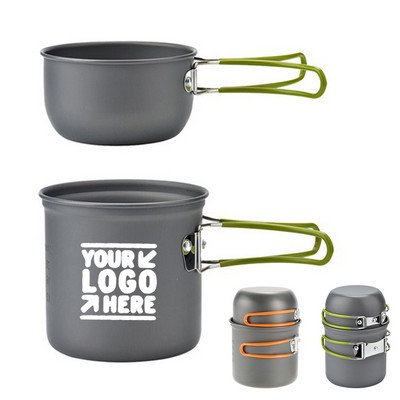 Portable Camping Cookware Set with Utensils