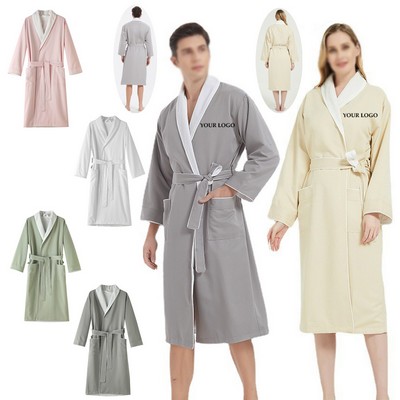 Luxury Double-Layer Ultra-Soft Plush Hotel Robe