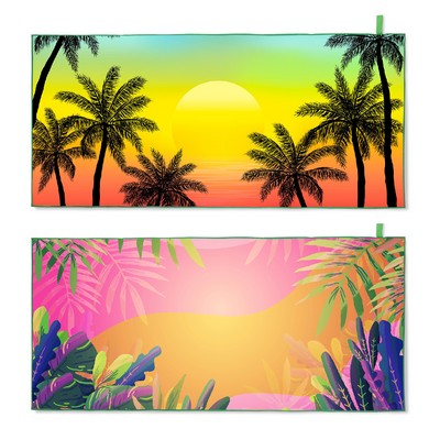 Full-Color Velour Beach Towel