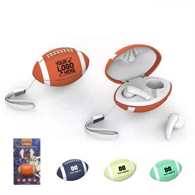 TWS Earbuds with Football Case