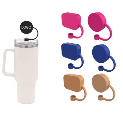 Silicone Straw Cap Waterproof Dustproof Reusable Drink Cover