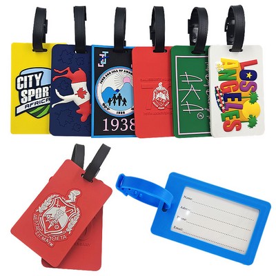 Rubber PVC Custom Luggage Tag