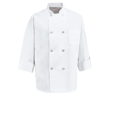 Red Kap Culinary - Men's Eight Pearl Button 30" Chef Coat