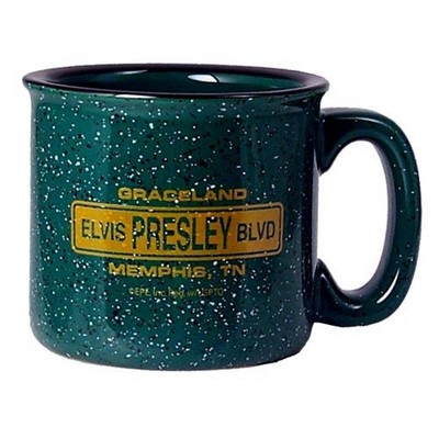 15 Oz. Green Speckled Santa Fe Campfire Mug