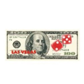 Las Vegas Dice $100 Bill Lapel Pin