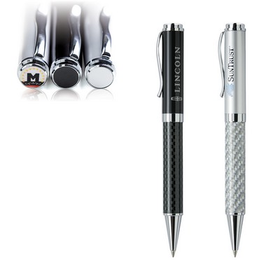 Saturn-I Ballpoint Pen with Carbon Fiber Barrel