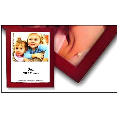 Rosewood Square Corner Picture Frame (8"x12")