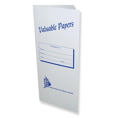 Standard Design Valuable Papers Document Folder for Important Records