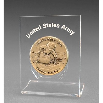 Coinlock Coin Display/ Award (up to 10 square inches)