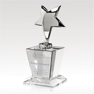 Star Crystal Award 9" Excelsior