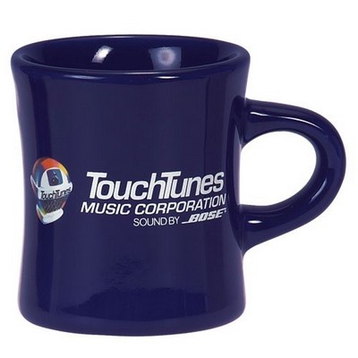 10 Oz. Cobalt Vitrified Military Coffee Mug