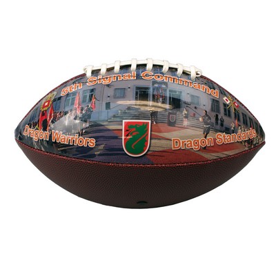 Football with One Panel Photo Decoration