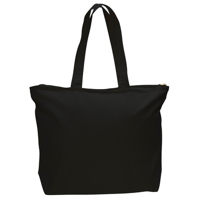 Q-Tees of California® Canvas Zippered Tote