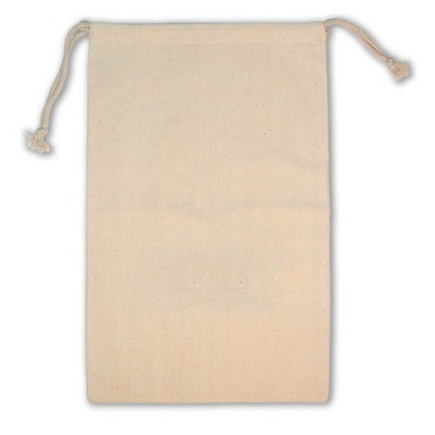 14"x20" Standard Weedy 100% Natural Cotton Drawstring Bag