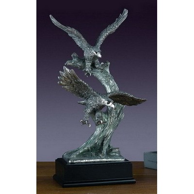 Silver Double Eagle Award, 13.5"H x 8"W