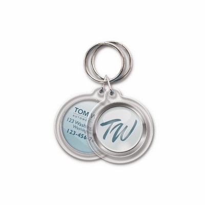 Acrylic Key Fob Circle